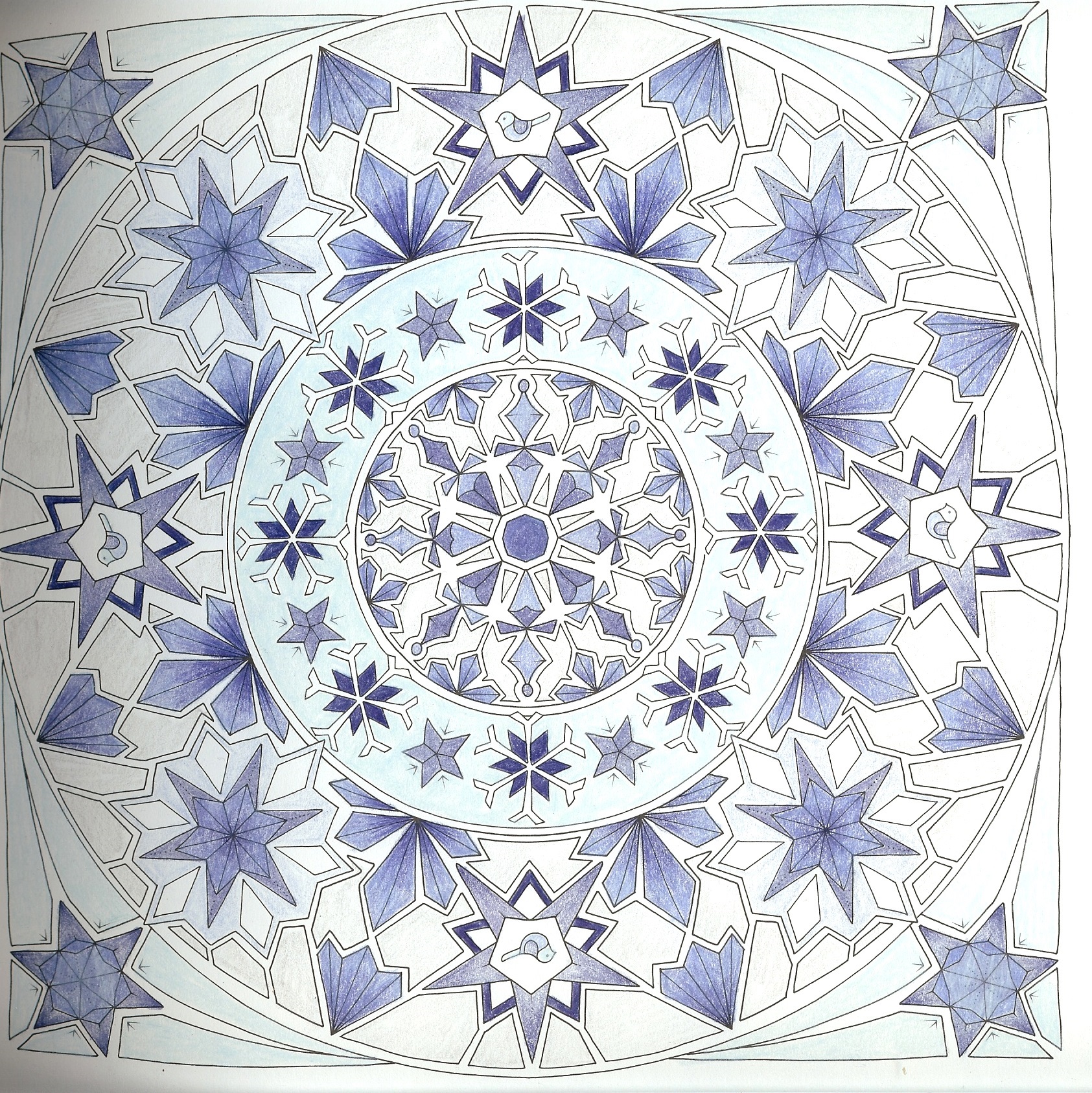 How to Colour in Monochrome – Rachel Henderson Colouring